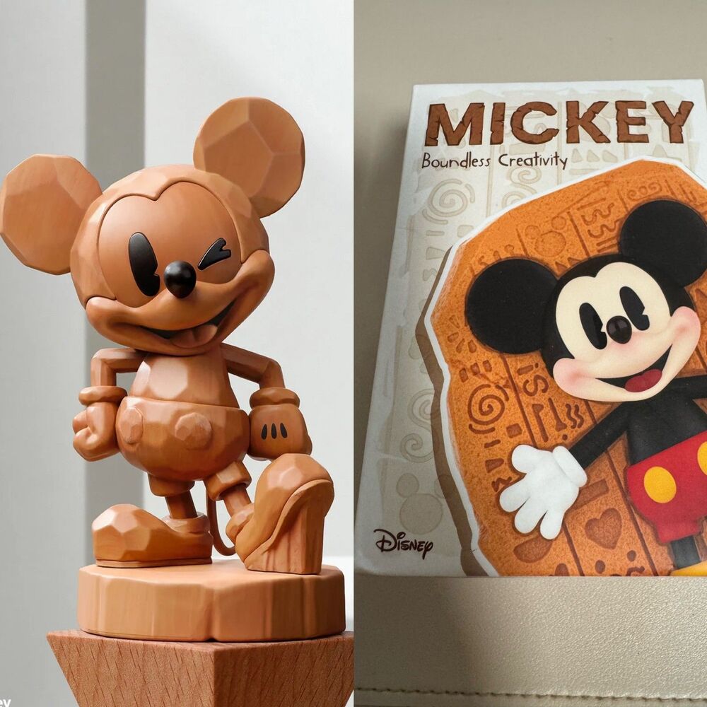 POP MART Disney Mickey Boundless Creativity (Wooden Mickey)